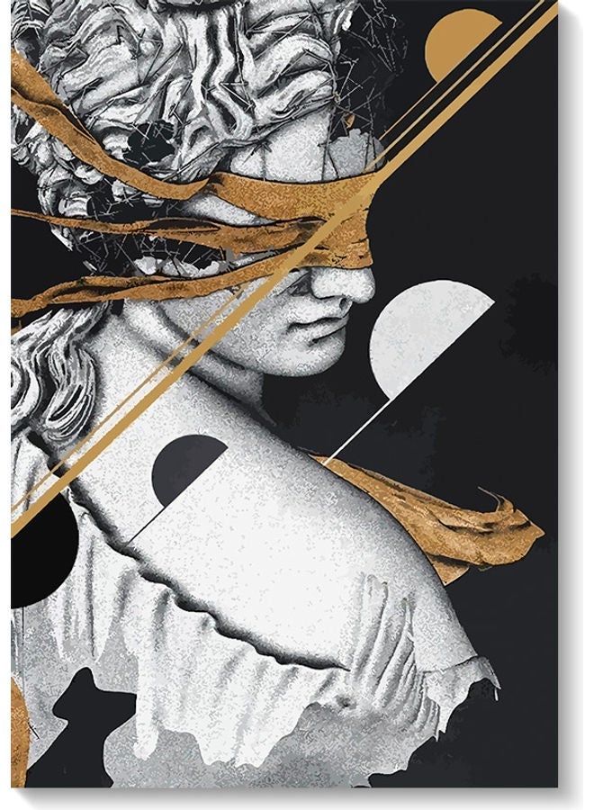 RYN Abstract Woman Wall Art multicolour 40x60cm - Image 2