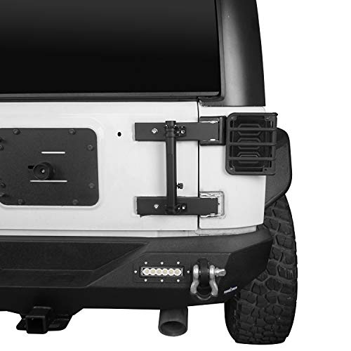 Hooke Road JK Tailgate Hinge Mounted Single Flag & Antenna Holder Kit Compatible with Jeep Wrangler JK & Unlimited 2007-2018 - Image 4