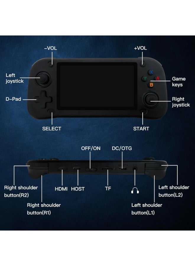 Handheld Game Console 4.3-Inch Retro Gaming Device, Open-Source Linux System with IPS Display, Built-in 30,000+ Classic Games - Image 1