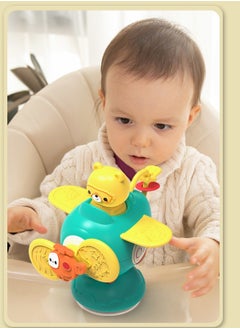 NIBEMINENT Baby Toys with Suction Cups for Infants Montessori Sensory Learning Car Spinner High Chair Cup Travel Toddler Activities Gifts  - Image 2