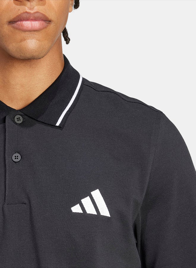 Adidas Essentials Small Logo Piqué Polo Shirt - Image 4