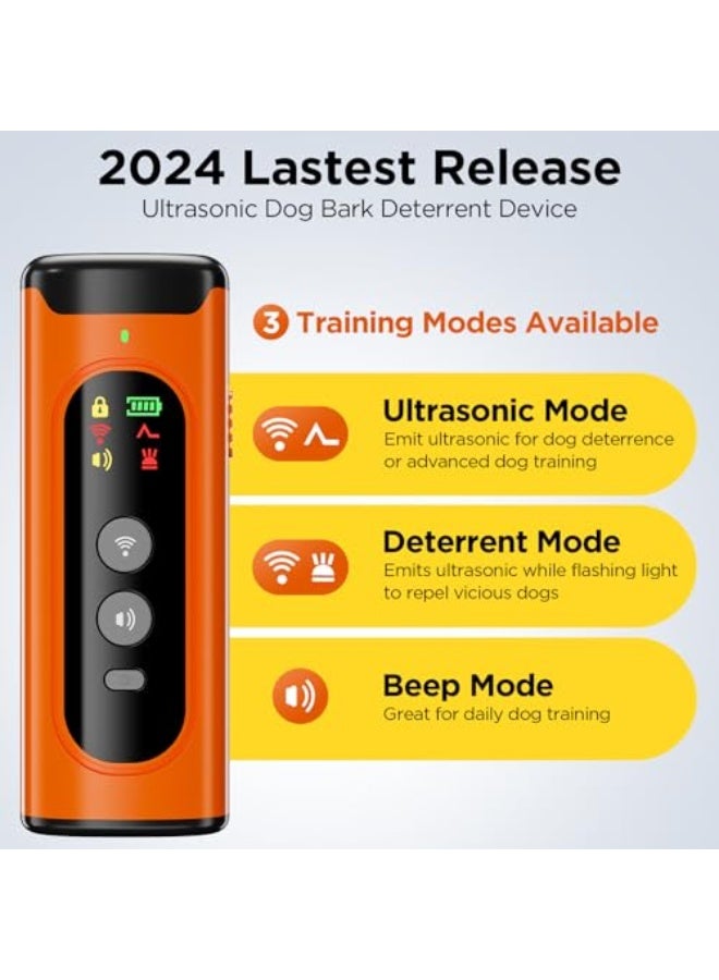 2024 Dog Bark Deterrent Device, Anti-Bark Device for Dog Training & Behavior Aid, No Need to Yell or Pat, Simply Point at The Dog Within 35ft, Ultra-Bright LED Flashlight | Bark Collar Alternative - Image 5