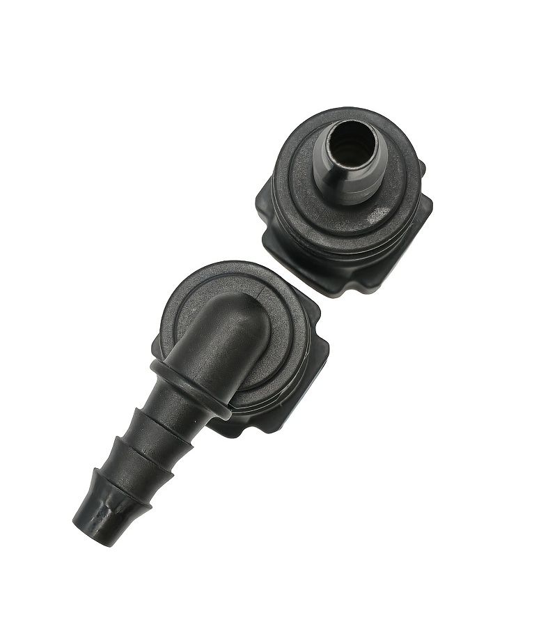 9.89mm Fuel Pipe Quick Connector With Double Snap Clips 90 Degree For Nylon Tube 6mm Inner Diameter Gasoline Diesel Fuel Systems 1 Piece - Image 5