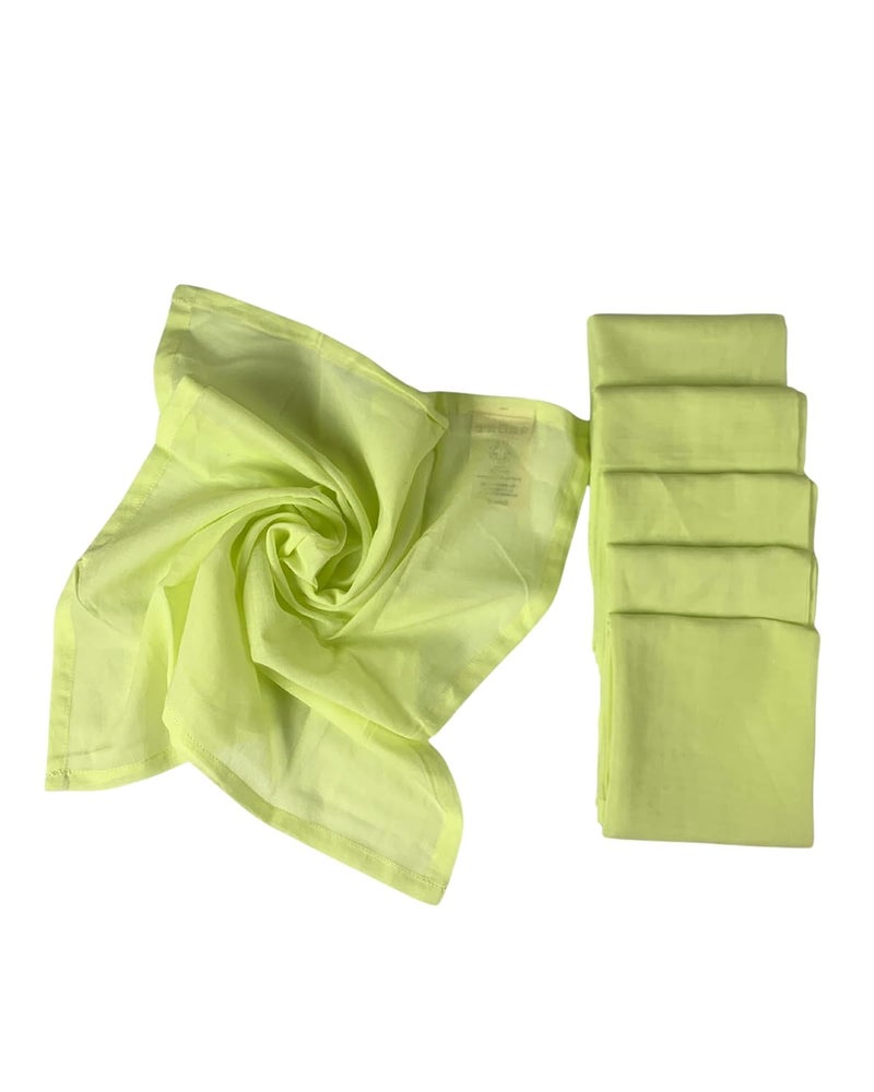 Pride Apparel Voile TowelFace Towel Kitchen Towel Handkercheif Multipurpose Towel 50 cm 50 cm Radium Combo Pack of 12 - Image 2