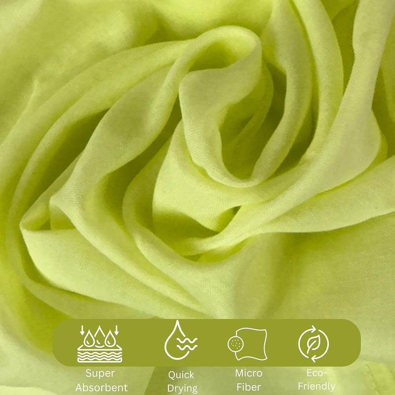 Pride Apparel Voile TowelFace Towel Kitchen Towel Handkercheif Multipurpose Towel 50 cm 50 cm Radium Combo Pack of 12 - Image 4