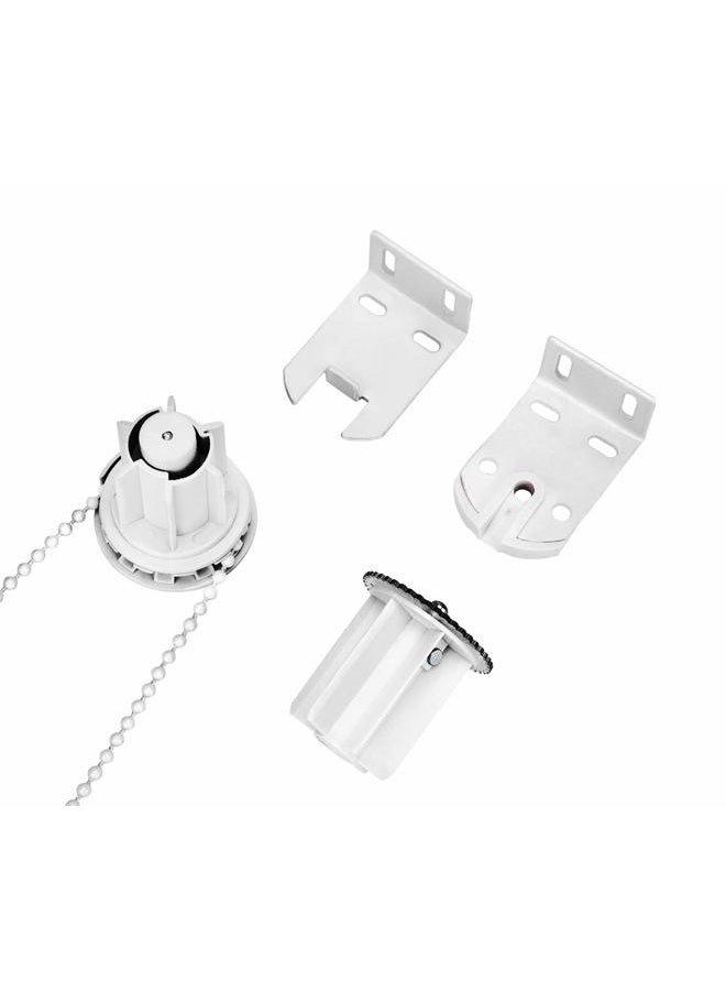 Luanxu Roller Blind Repair Kit, Complete with 38mm Roller Blind Mechanism, Roller Blind Chain and Metal Bracket, Metal Core Clutch, Long Lifespan, Heavy Duty - Image 1