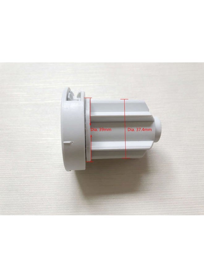 Luanxu Roller Blind Repair Kit, Complete with 38mm Roller Blind Mechanism, Roller Blind Chain and Metal Bracket, Metal Core Clutch, Long Lifespan, Heavy Duty - Image 2