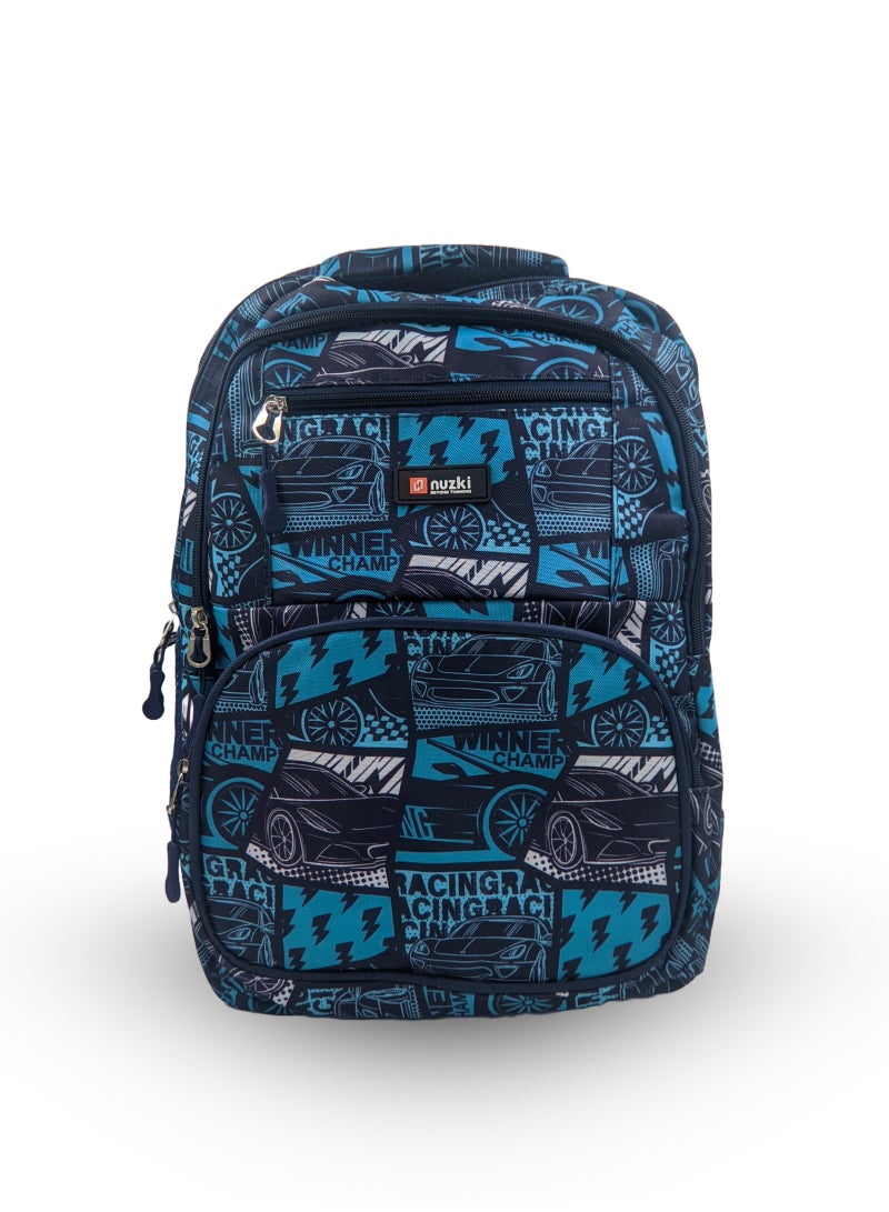 نوزكي حقيبة مدرسية للأطفال مكونة من 3 قطع/مجموعة - مثالية لحقيبة ظهر الطلاب، وحقيبة المدرسة، وحقيبة الأقلام، وصندوق الغداء . 17 بوصة - Image 2