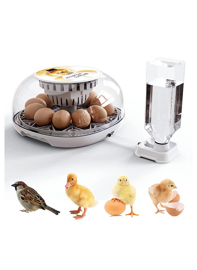 Generic - 12 Egg Automatic Egg Incubator Digital Hatching Eggs with Fully Automatic Turner, Poultry Hatching Machine with Humidity Control for Chicken Quail Duck Goose Pigeon Birds Eggs - Image 1