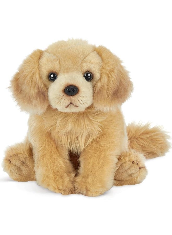 Bearington Collection Bearington Goldie The Golden Retriever Stuffed Animal, 13 Inch Stuffed Puppy  - Image 1