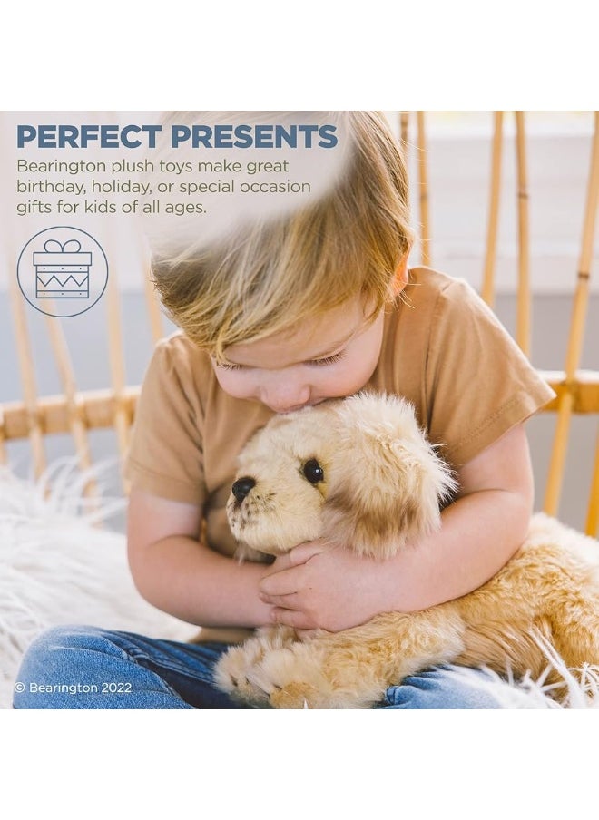 Bearington Collection Bearington Goldie The Golden Retriever Stuffed Animal, 13 Inch Stuffed Puppy  - Image 2