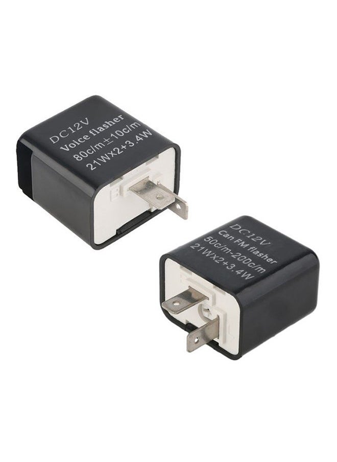 NIBEMINENT - 2-Pin Speed Adjustable LED Flasher Relay - Image 1