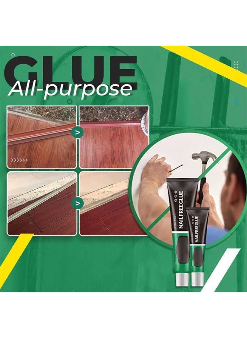 Smoni SMONI Nail Free Sealant Glue Multifunction Adhesive Glue Multifunctional Strong Glue for Wood Ceramic Metal Glass AllPurpose HeavyDuty Adhesive 12 Gram x Pack Of 3  - Image 4