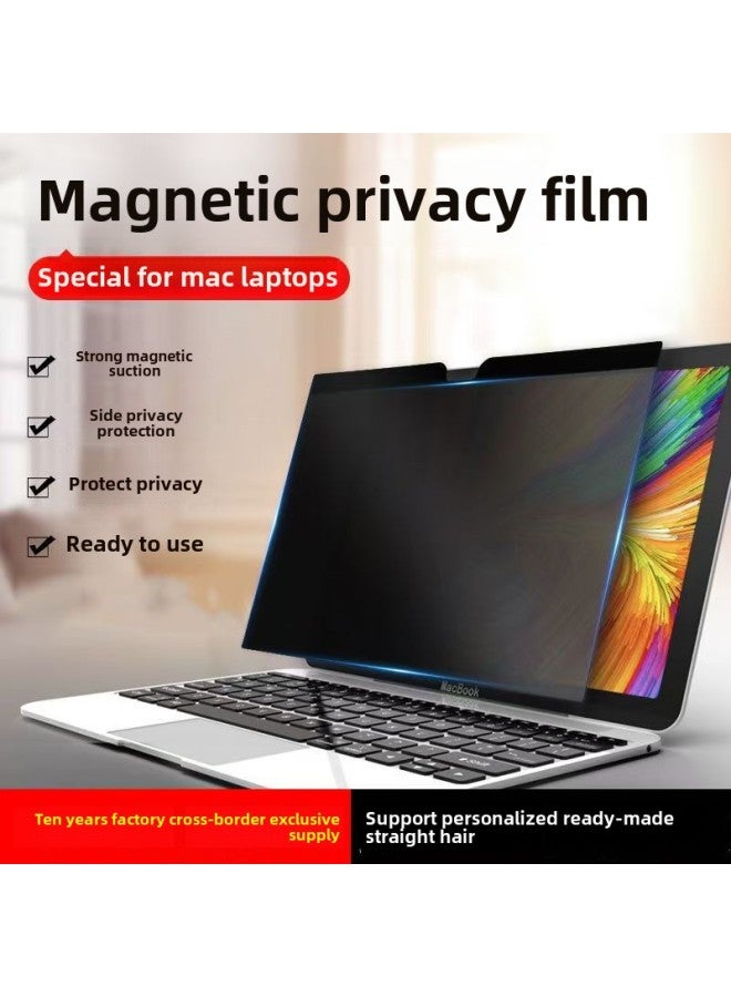 For Apple Laptop Screen Film Macbook Air13.3 Magnetic Anti-blue Film Pro14-Colour:Magnetic Privacy Film (without Packaging)-Size:Air13New（A1932/A2179/A2337）