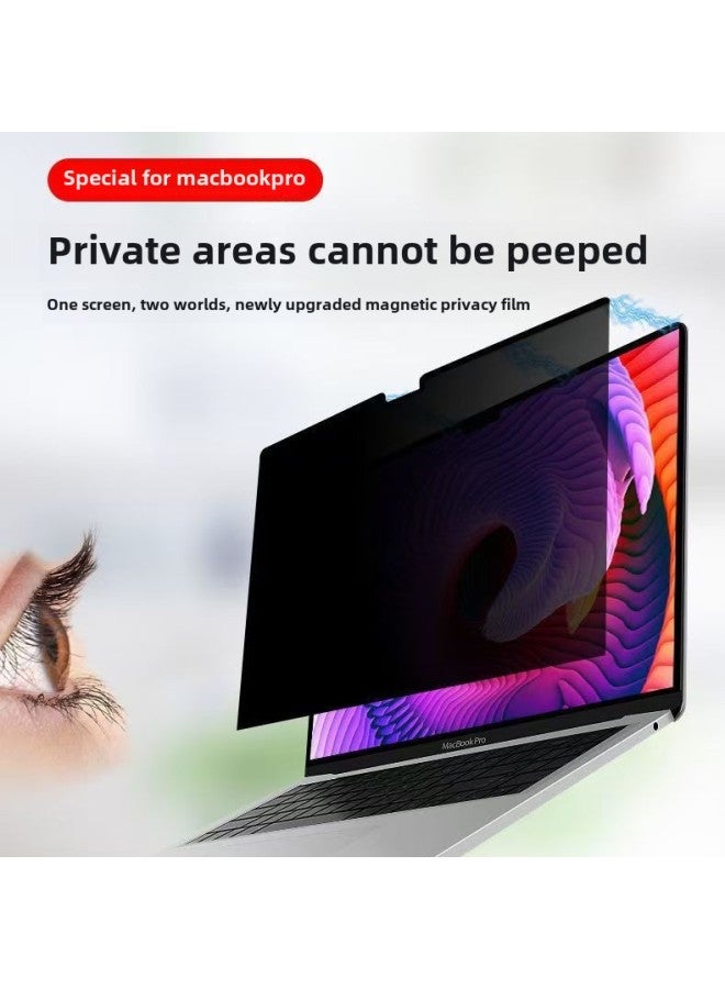 For Apple Laptop Screen Film Macbook Air13.3 Magnetic Anti-blue Film Pro14-Colour:Magnetic Privacy Film (without Packaging)-Size:Air13New（A1932/A2179/A2337）
