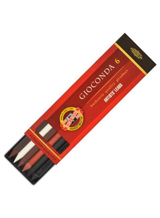 Koh-I-Noor Gioconda 5.6 mm, Set of 6 Leads for Artists' drawing. 4869/III by Koh-I-Noor - pzsku/Z0EF331F5D9D678EAE9CCZ/45/1745581889/65de2fa8-4565-43e9-9e69-bd219b0459be