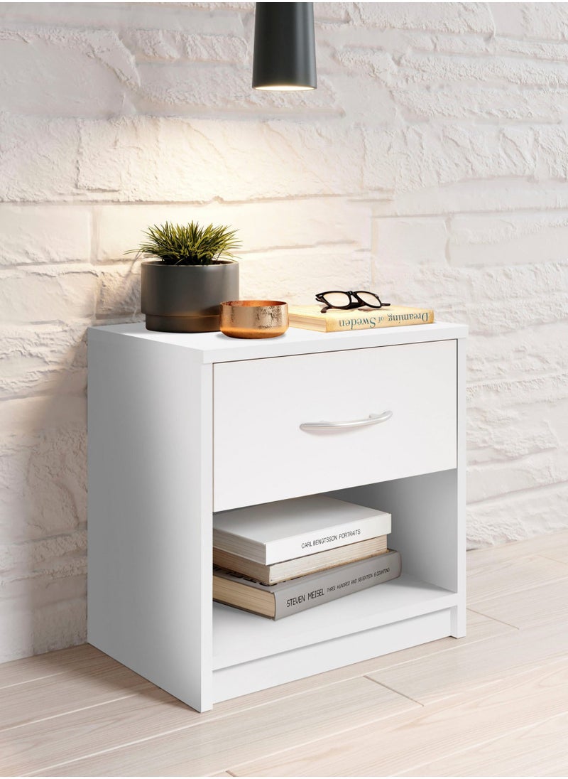 Gad Woods Comod MDF wood- 40 *40 * 49- White- GAD WOODS  - Image 4