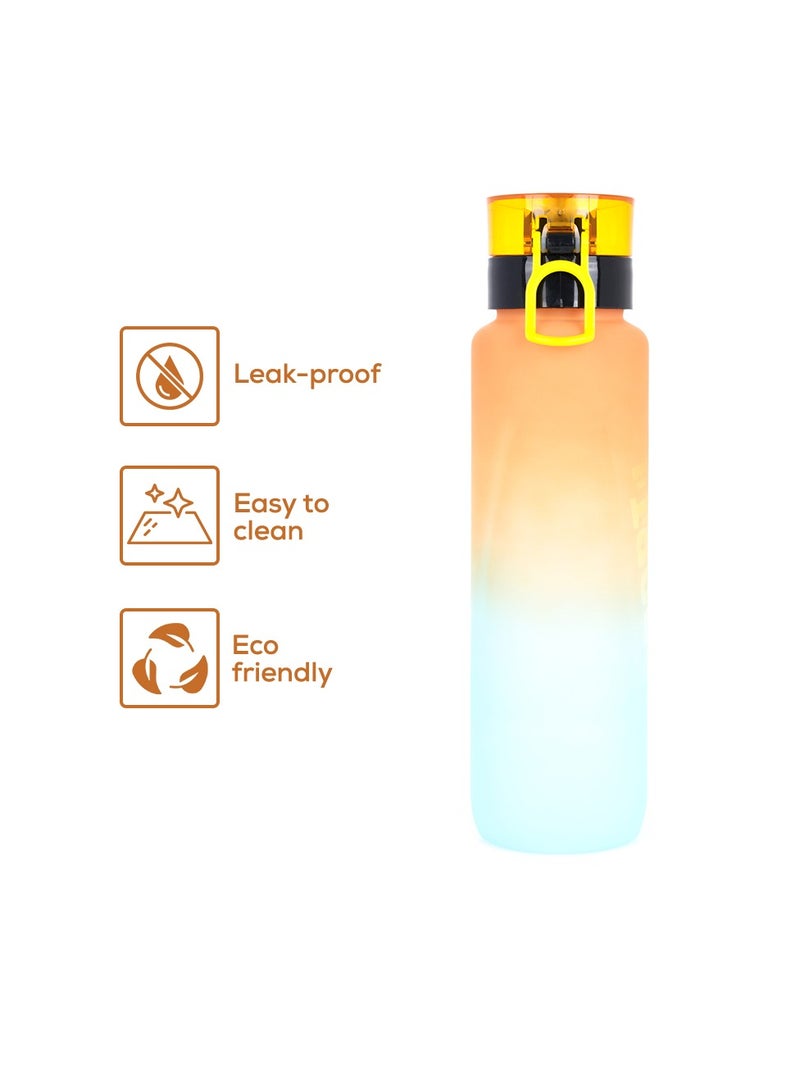 Nova kids Water Bottle 1000 ML, Orange - Image 4