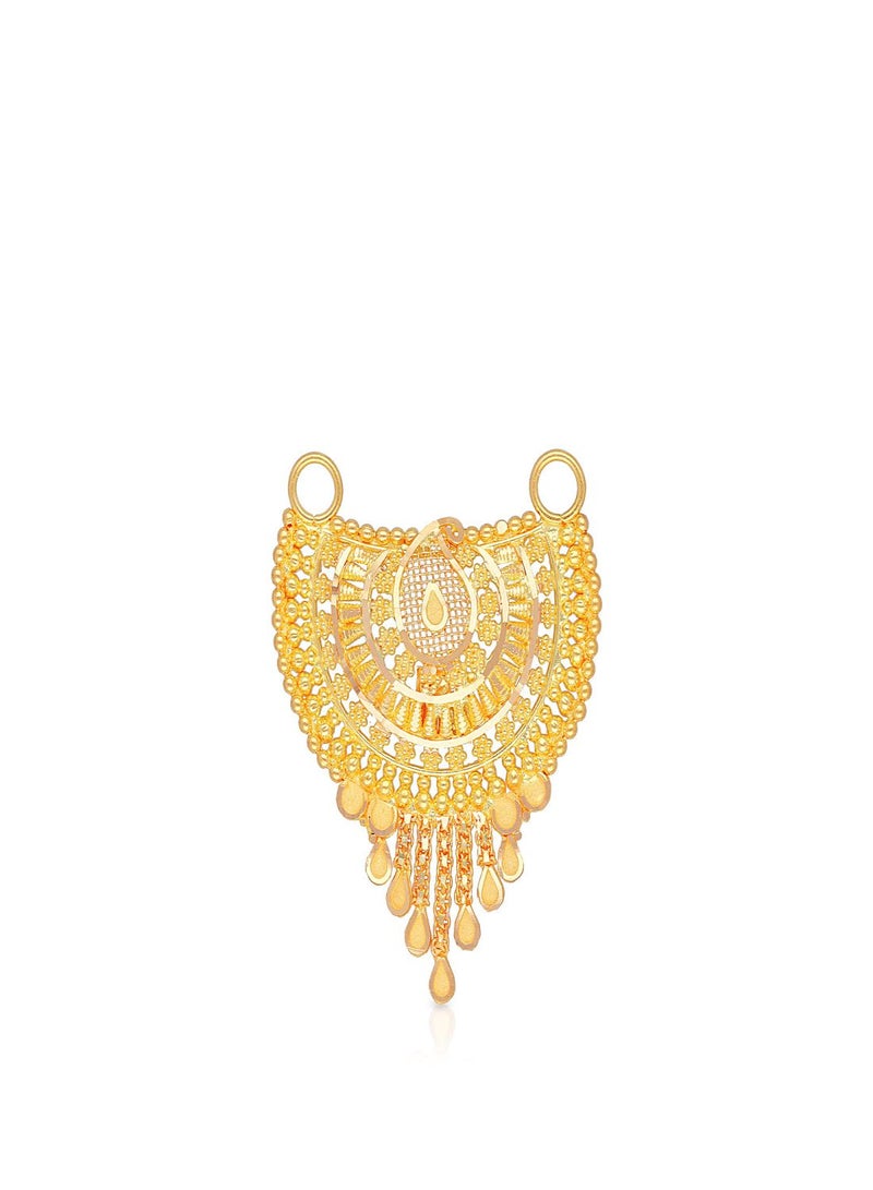 Malabar Gold and Diamonds 22 Carat 916 Purity Yellow Gold Pendant TN4142203Y For Women  - Image 1