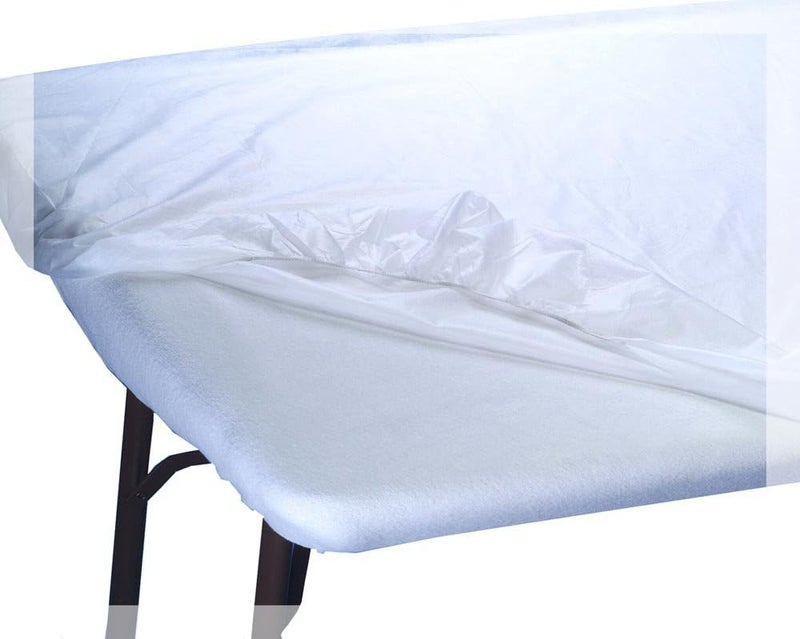 Appearus APPEARUS Disposable Water Resistant Fitted Massage Table Sheet Bed Covers 76x36x6 (10 Count) 