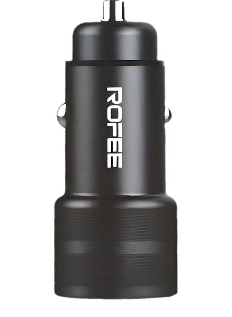 روفی USB C USB A شاحن سيارة شحن سريع ثنائي المنفذ محول هاتف السيارة PD 38W أو QC 18W /RC381 - Image 3