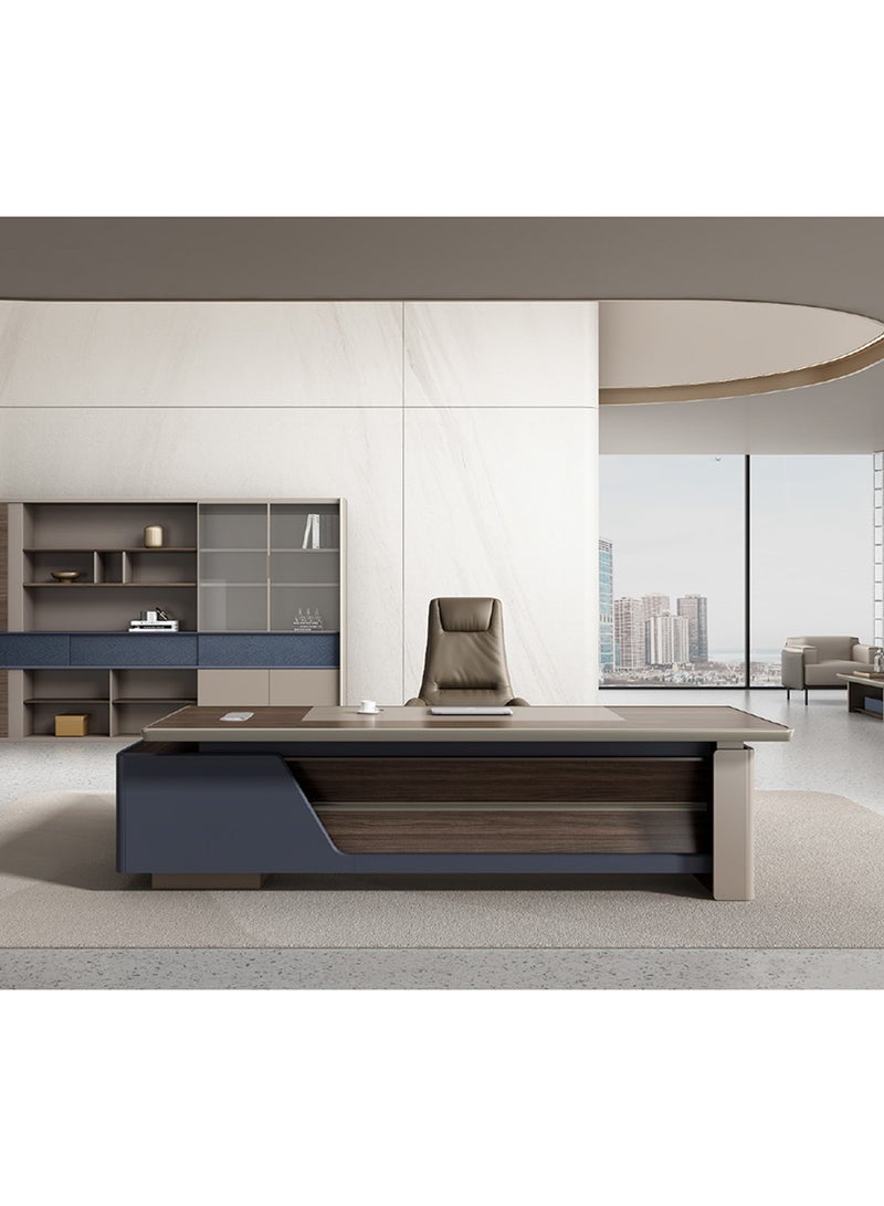 HUIMEI Huimei SB-280 Executive Office Table Brown Color 