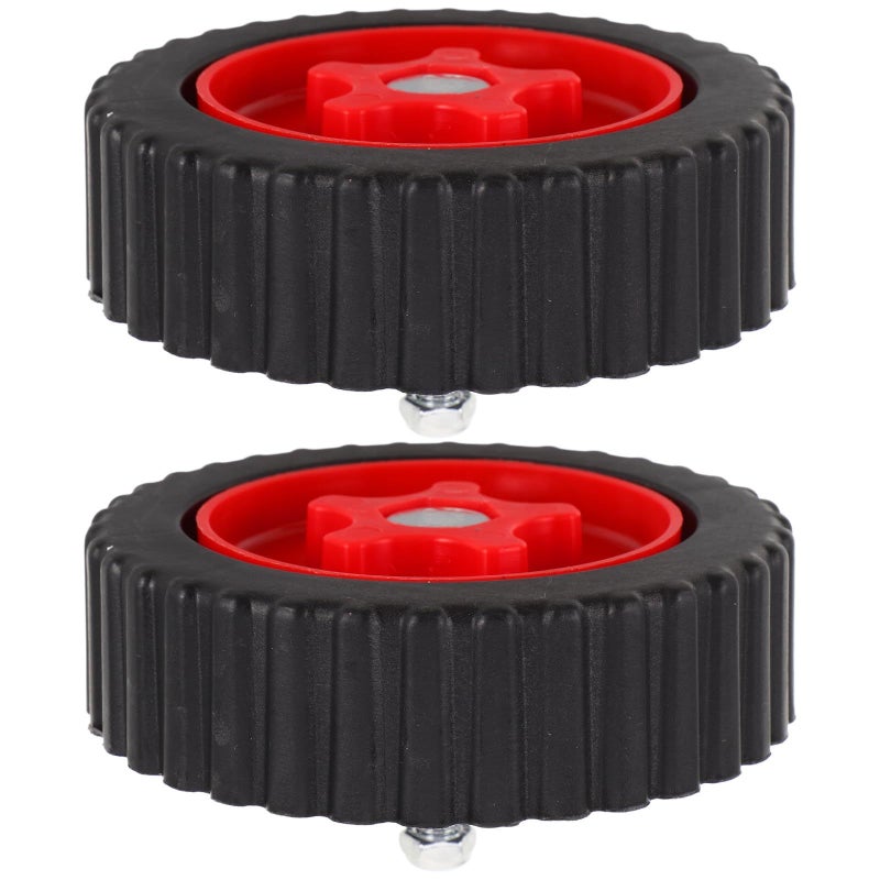Lawn Mower Auxiliary Support Wheels 2pcs Adjustable Detachable for Trimmer - Image 2