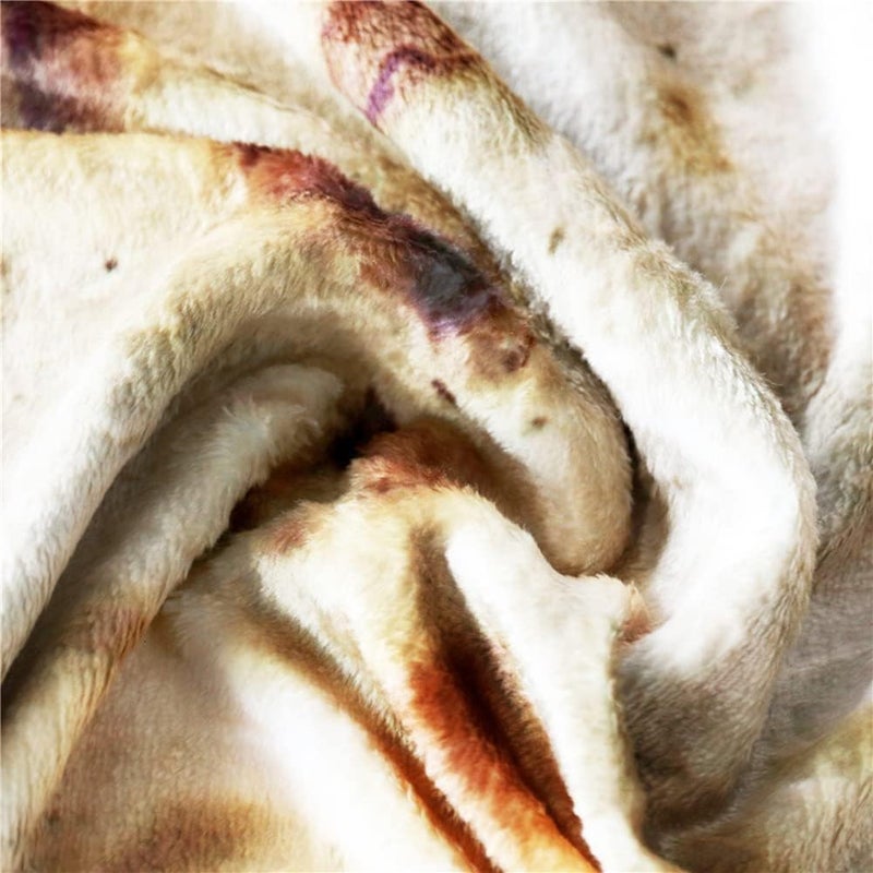 ويوبلز بطانية بوريتو للكبار والصغار، بطانية طعام مرحة، بطانية تورتيلا، 47 بوصة/120 سم، بطانية تاكو - Image 3