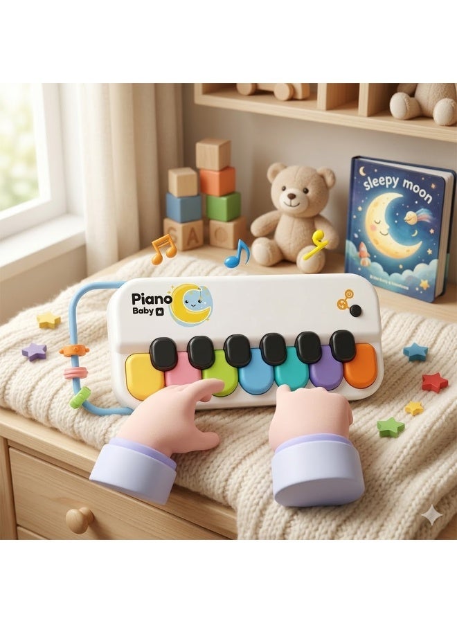 Illuminated Musical Kids Piano | Musical Keyboard for Children with Lights | Multi-Sound Toy Piano for Kids | Children’s Piano Keyboard with Musical Sounds and Lights | Interactive Educational Kids Keyboard | Small Kids Piano with Lights and Music | Educational Musical Instrument for Toddlers - Image 1