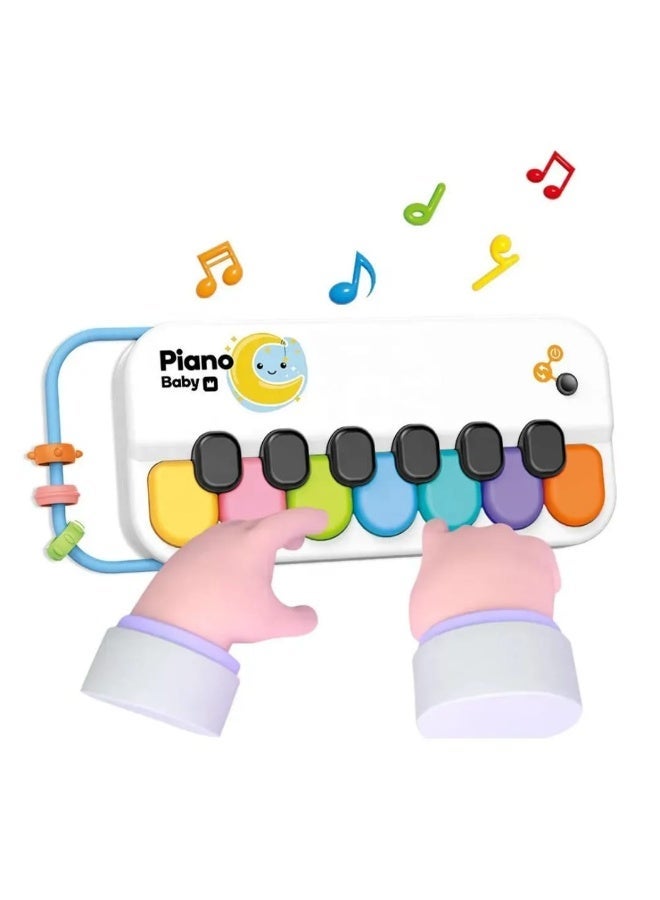 Illuminated Musical Kids Piano | Musical Keyboard for Children with Lights | Multi-Sound Toy Piano for Kids | Children’s Piano Keyboard with Musical Sounds and Lights | Interactive Educational Kids Keyboard | Small Kids Piano with Lights and Music | Educational Musical Instrument for Toddlers - Image 2