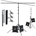 LINCO Lincostore TShape Portable Background Backdrop Support Stand Kit 67ft Wide 95ft Tall Adjustable Photo Backdrop Stand with 3 Clamps - Image 2