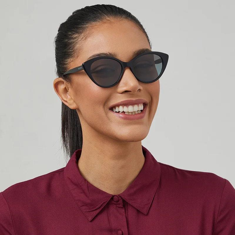 30 سندايز Women's نظارة شمسية 30Sundays EN VOGUE عين القطة بإطار كامل للنساء