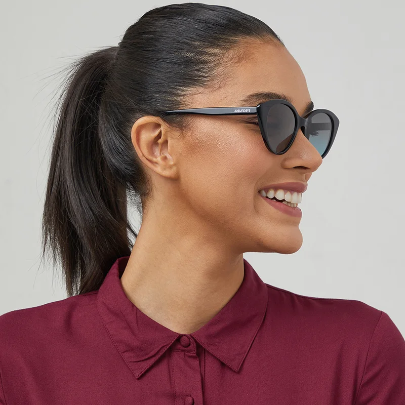 30 سندايز Women's نظارة شمسية 30Sundays EN VOGUE عين القطة بإطار كامل للنساء