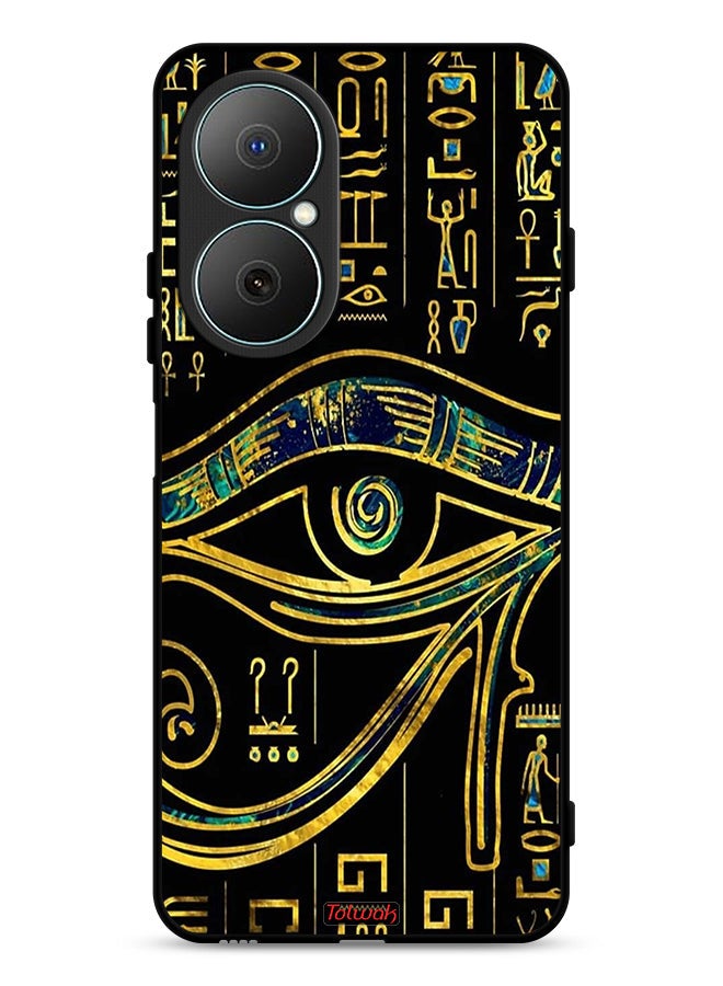 Tolwak Huawei Nova Y73 Protective Case Cover Eye Artwork