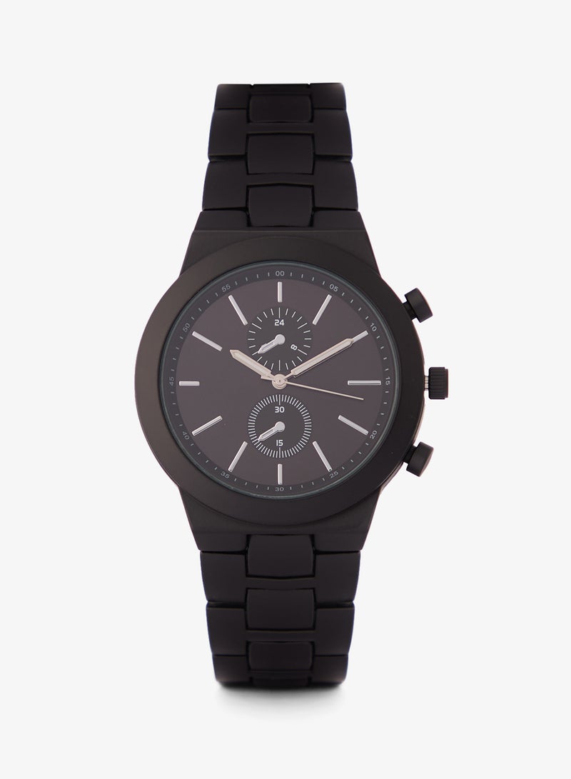 روبرت وود ساعة يد معدنية تناظرية - Image 1