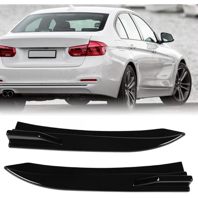 Torvex Rear Bumper Diffuser, Tail Side Skirt Lip Splitter Compatible with 4 Series F36 M-Sport 2013 2018, Car Bumper Lip Replacement - Image 5