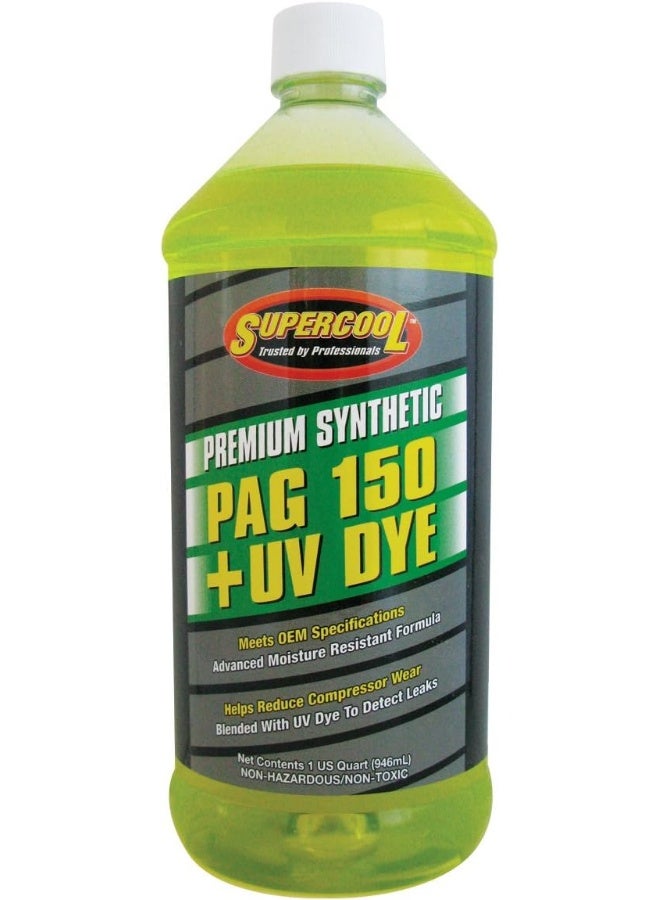 TSI Supercool A/C Comp Lube, UV Dye, 32 Oz, Flsh Pnt 455F - Image 1