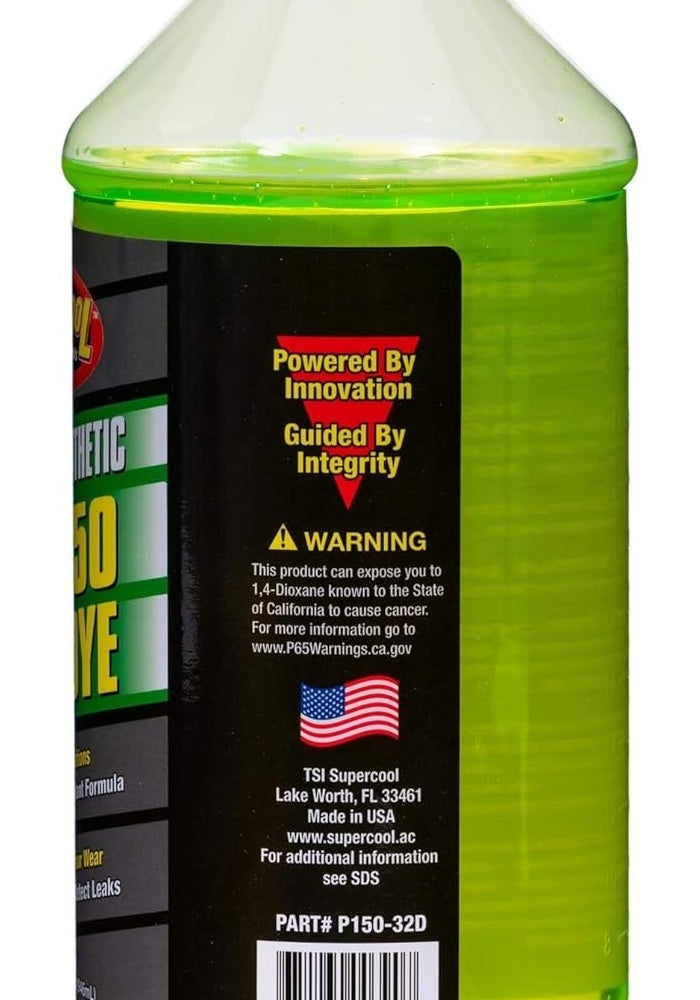 TSI Supercool A/C Comp Lube, UV Dye, 32 Oz, Flsh Pnt 455F - Image 2