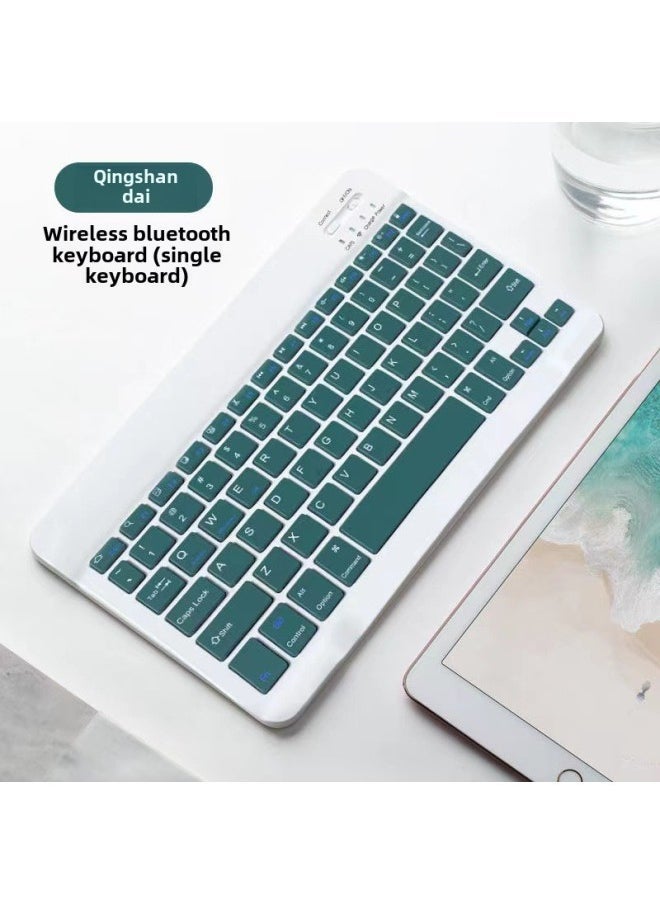 Tablet Universal Keyboard For Ipad Wonderful Control Magnetic Wireless Bluetooth Keyboard Mouse Set-Color:Sky Blue-Product Type:10 Inch-keyboard + Bluetooth Battery Mouse (send Charging Line) - Image 4