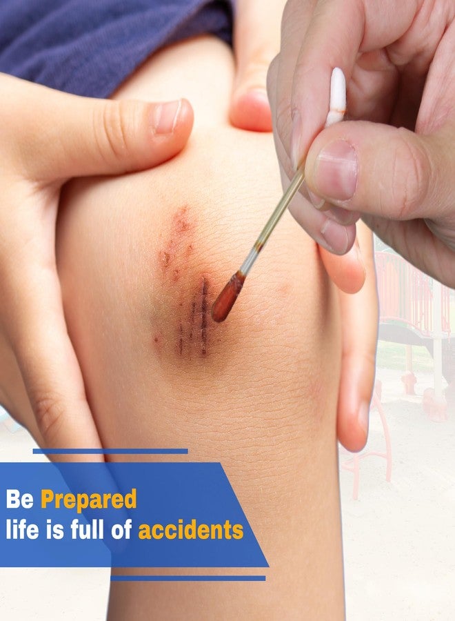 FrontLine Povidone Iodine Swabs, Antiseptic Swabsticks, Iodine Solution, Cleansing Cotton Swab, Individually Wrapped Medical Supplies, Wound Care, First Aid, Wound Cleaner, Box of 50 - Image 5