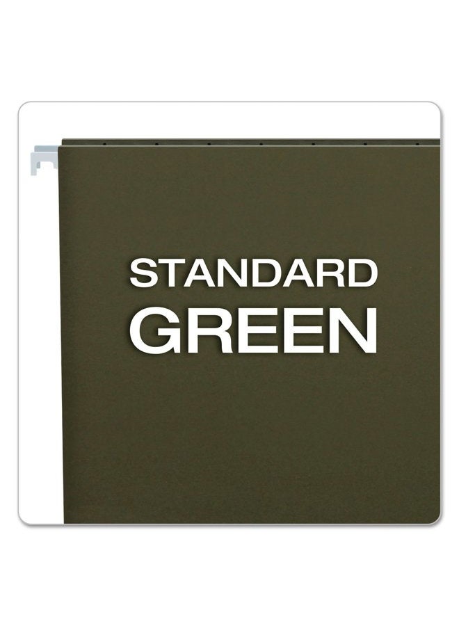Pendaflex 81620EE Recycled Hanging Folders, Legal Size, Standard Green, 25/BX (81620) - Image 2