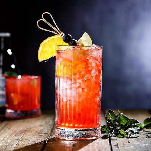 bellemax 300 ML Premium Juice Glasses Drinking Glasses,Highball Lead-Free Glasses,Tumblers for Water,Juice,Beer,Cocktail and Mixed Drinks - 6 Pieces,Transparent (BM-01) - Image 4