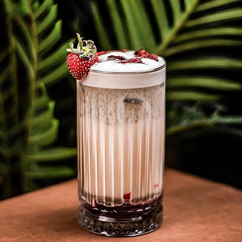 bellemax 300 ML Premium Juice Glasses Drinking Glasses,Highball Lead-Free Glasses,Tumblers for Water,Juice,Beer,Cocktail and Mixed Drinks - 6 Pieces,Transparent (BM-01) - Image 5