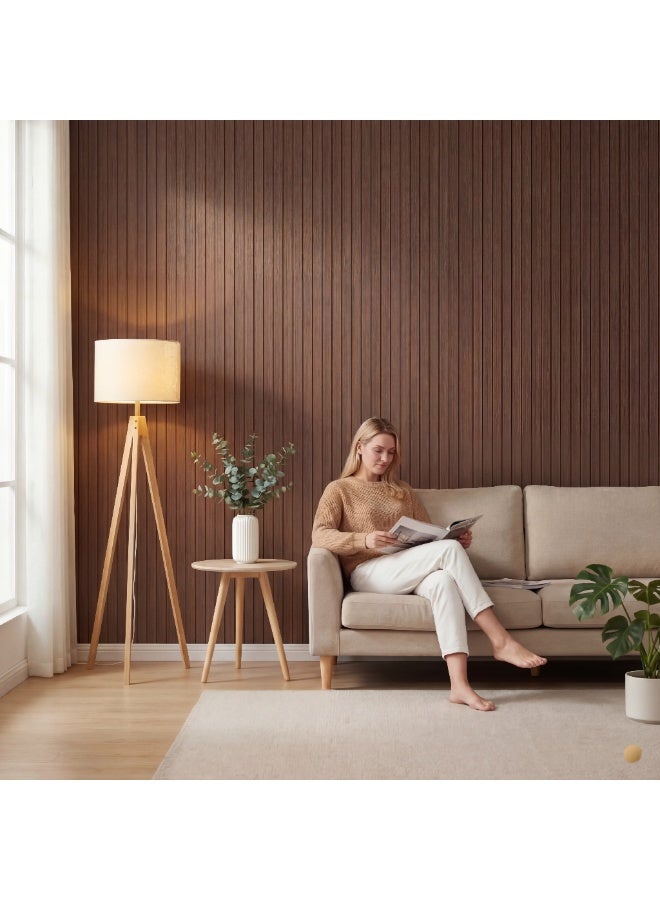 3D Foam Walnut Wood Grain Wallpaper, Peel and Stick Self-Adhesive Thick Wall Panels, Decorative Vinyl Waterproof, 300 x 40cm - Image 4