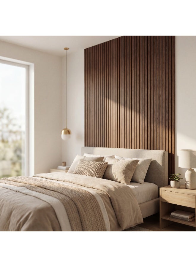 3D Foam Walnut Wood Grain Wallpaper, Peel and Stick Self-Adhesive Thick Wall Panels, Decorative Vinyl Waterproof, 300 x 40cm - Image 3