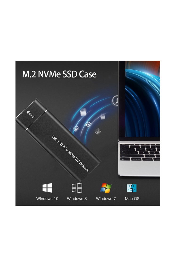 AROAQ Portable Adapter M Key HD Storage Box for Mac Windows Laptop PC Type C - Image 4