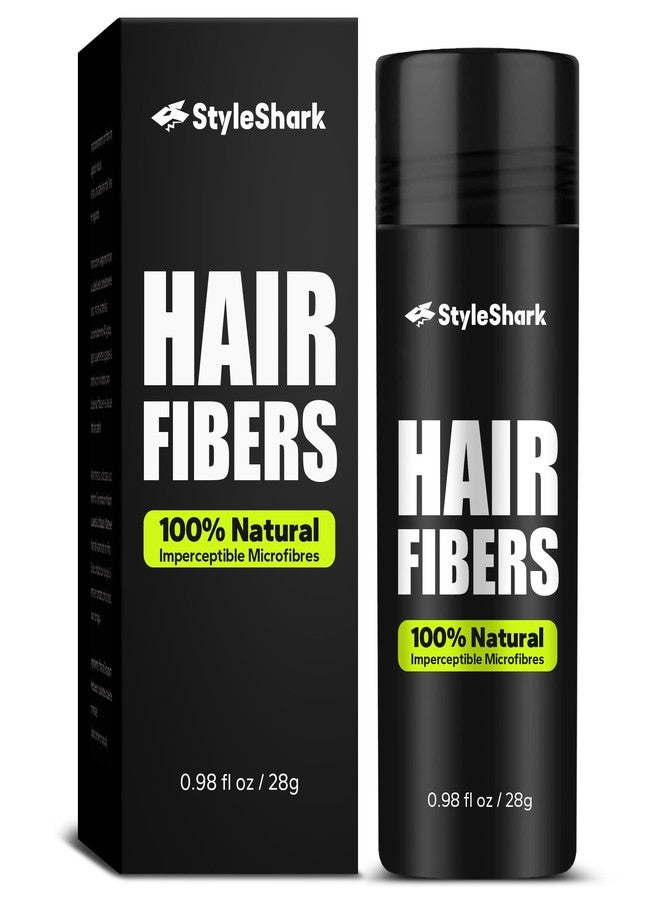 StyleShark Hair Fibers for Thinning Hair - Premium Thickening Powder (28g) for Instant Volume, Increased Density, Styling for Women & Men (Light Blonde) - Image 1
