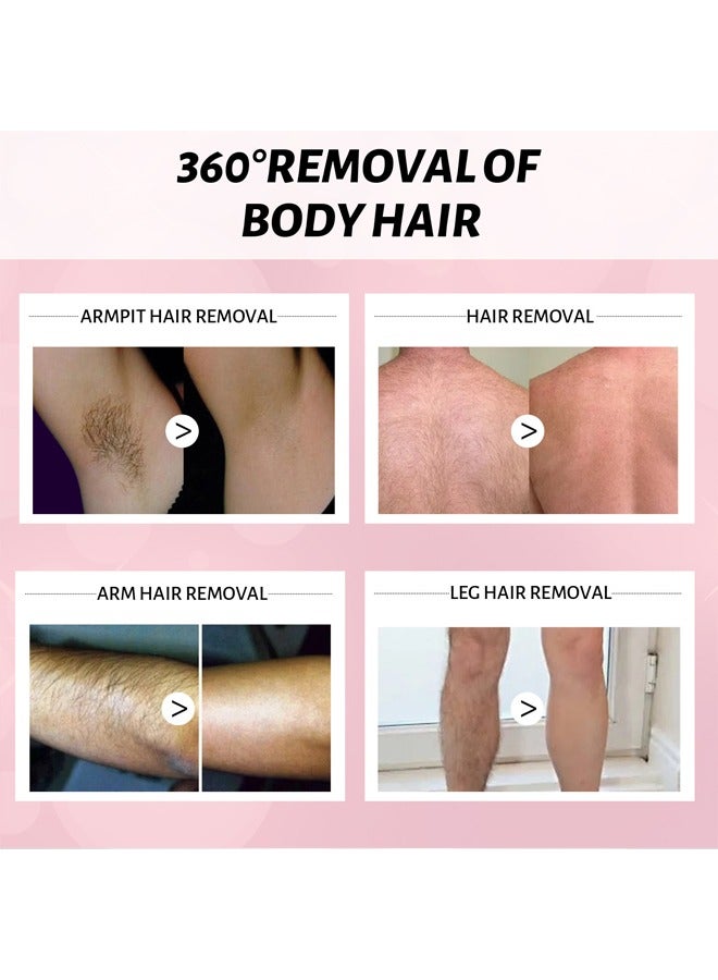 EELHOE Smooth and hairless - Beeswax Hair Removal Mousse, High Quality Mousse Hair Removal Spray, Gentle Beeswax Hair Removal Honey Mousse Spray Moisturizing Hair Removal Spray For Women 30ml - Image 4