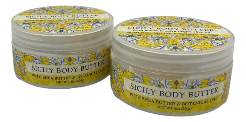 Greenwich Bay Trading Company Sicily Body Butter Set of 28 Ounce Jars