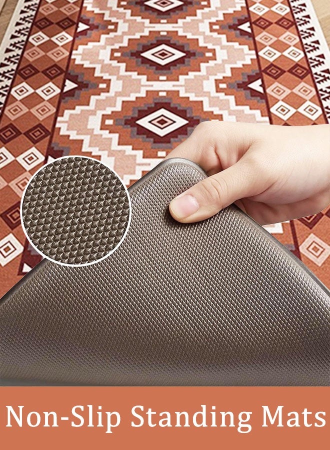 MLADEN 2PCS Thickening Kitchen Floor Mat, Non-Slip Absorbent Rug, Super Absorbent, Soft, Non-slip and Quick-Drying Floor Kitchen Mat for Kitchen, Laundry, Office  Easy to Clean, Durable & Formaldehyde-Free Material, Stylish Design for Home Use - Image 3